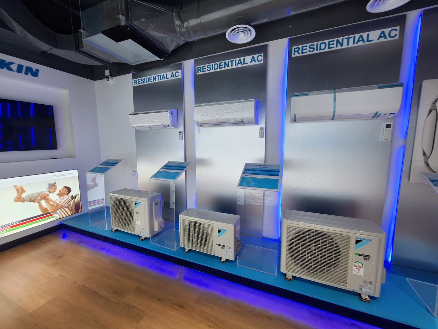 Residential AC display